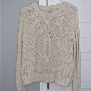 Abercrombie Cream Sweater